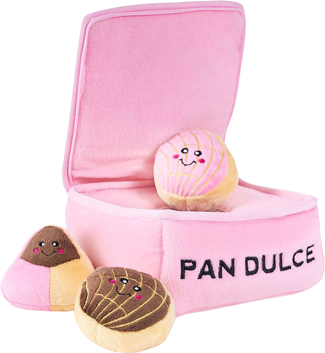 ZippyPaws Zippy Burrow Pan Dulce Box Dog Toy