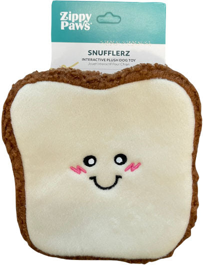 ZippyPaws Snufflerz PB&J Sandwich Interactive Dog Toy, Medium
