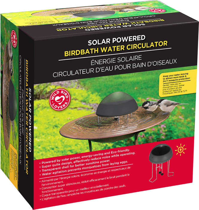 Solar Water Birdbath Circulator