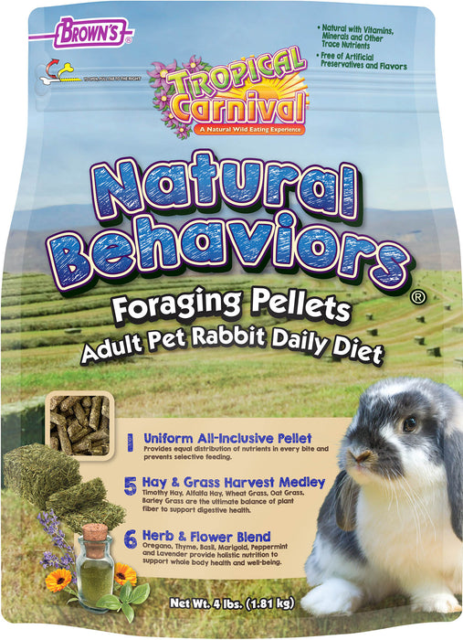 Tropical Carnival Foraging Pellets Rabbit Food