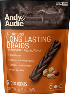 Andy & Audie Alternative Braid Chews For Dogs