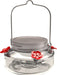 Vintage Mini Mason Jar Glass Hummingbird Feeder