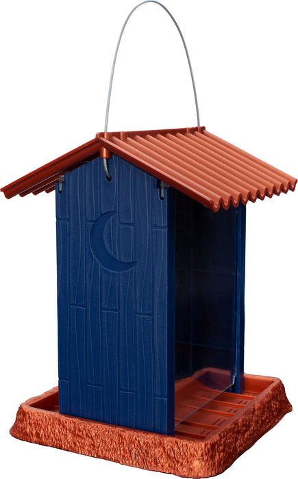 Village Collection Outhouse Bird Feeder