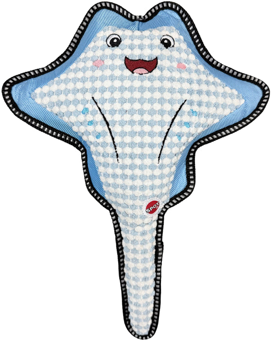 Spot Ethical Products Dura-Fused Manta Ray Dog Toy, Assorted, 4 inchesches