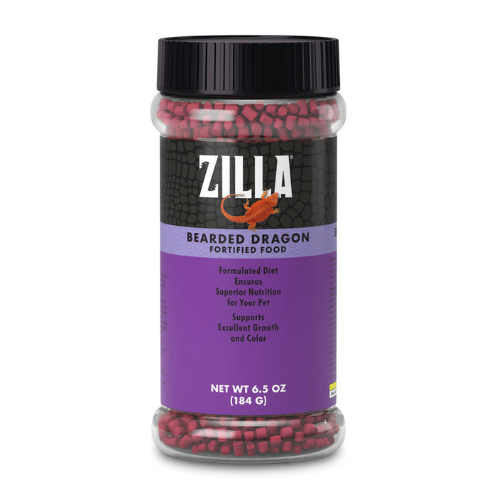 Zilla Bearded Dragon Extruded Food Pellets 6.5 Ounces