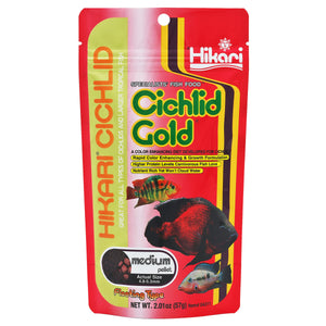 Hikari USA Cichlid Gold Pellets Fish Food 2oz MD - Image 2