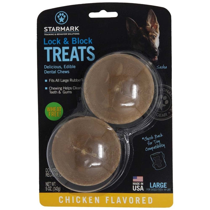 Starmark Lock & Block Treat Chicken USA 7oz LG