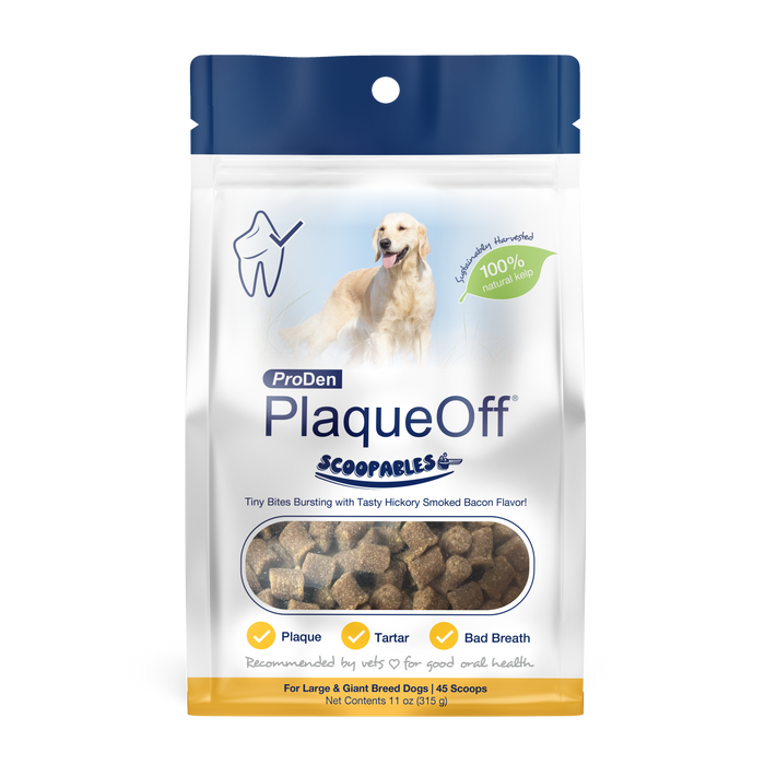 NaturVet ProDen PlaqueOff Scoopables Dog Dental Treat LG/Giant Breeds 5.5oz