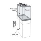 Aqueon Standard Glass Rectangle Aquarium Clear Silicone Black 40 Breeder