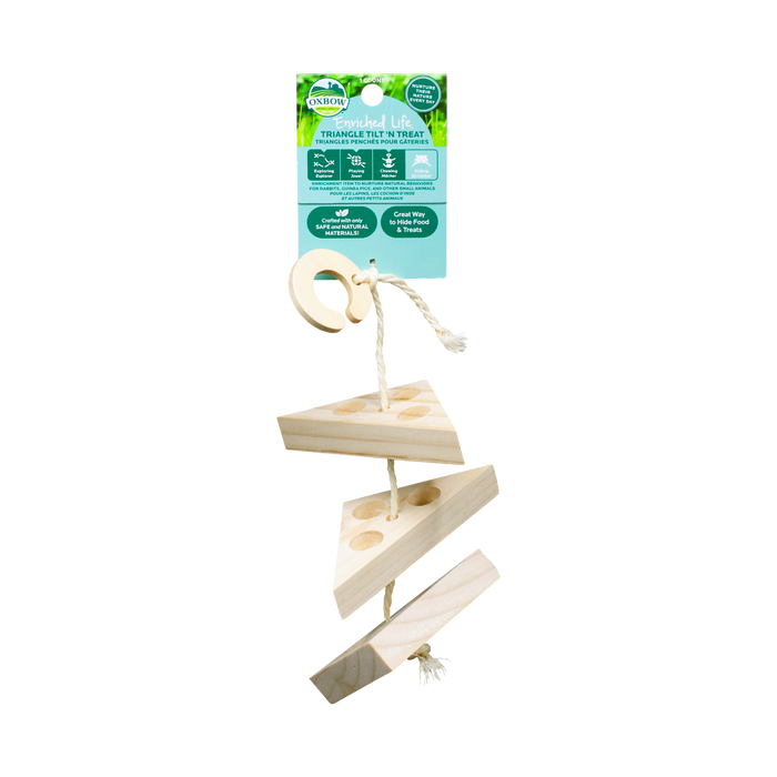 Oxbow Animal Health Enriched Life Triangle Tilt 'n Treat One Size