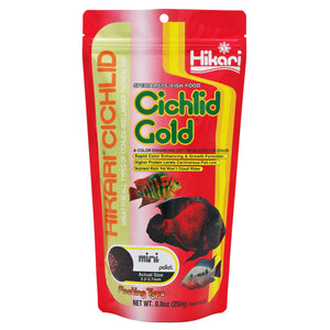 Hikari USA Cichlid Gold Pellets Fish Food 8.8oz Mini - Image 2