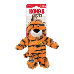 KONG Wild Knots Dog Toy Tiger SM/MD - Image 2