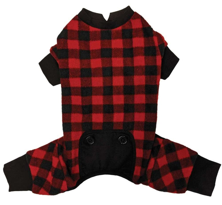 Fashion Pet Buffalo Plaid Pajamas Red LG
