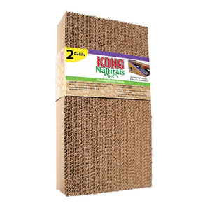 KONG Incline and Double Refill Scratcher Brown One Size - Image 2