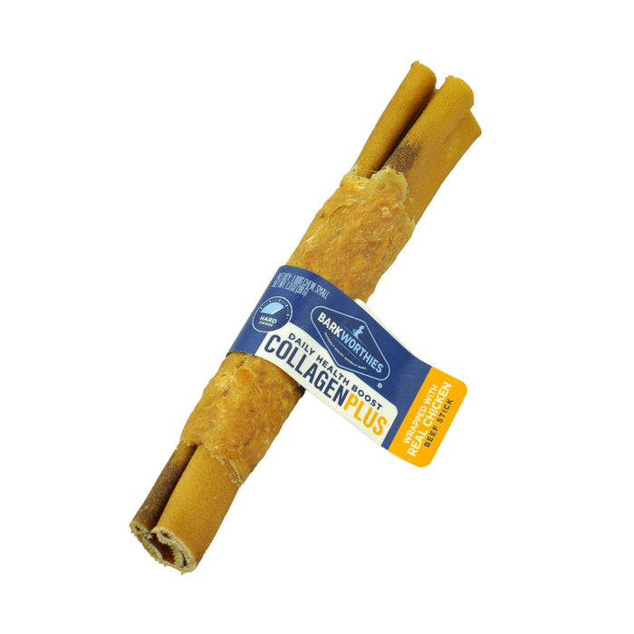 Barkworthies Collagen Stick Wrapped w/ Chicken Dog Treat 6in - Image 2