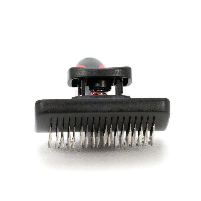 Jeffers Self-Cleaning Slicker Pet Grooming Brush
