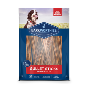 Barkworthies Gullet Stick Dog Treat 6in 12ct - Image 2