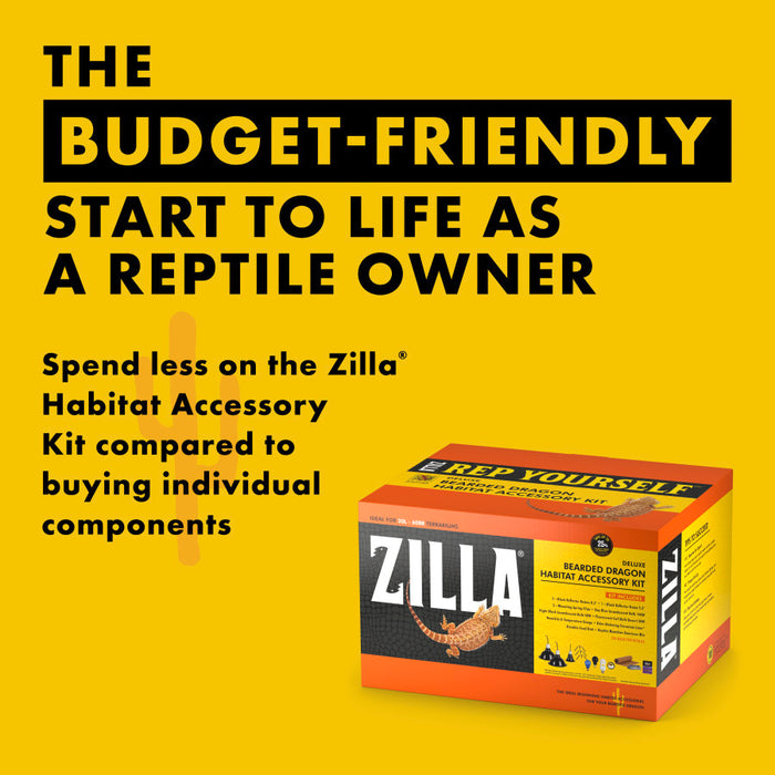 Zilla Bearded Dragon Habitat Accessory Kit