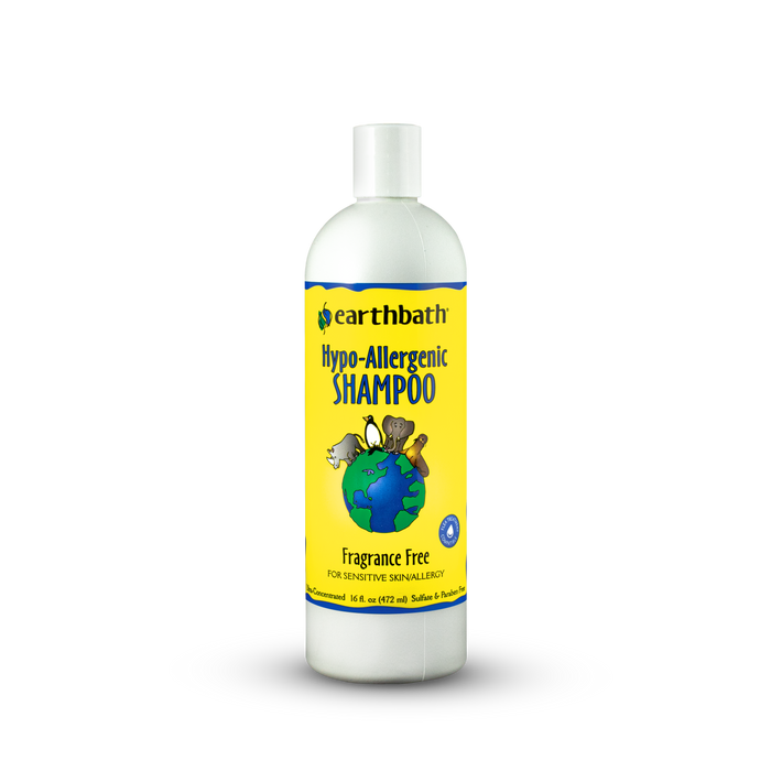Earthbath Hypo-Allergenic Shampoo, Fragrance Free 16oz