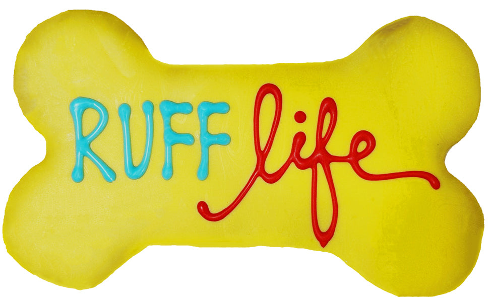 Pawsitively Gourmet Dog Cookie RUFF life bone 6 Inch - Image 2