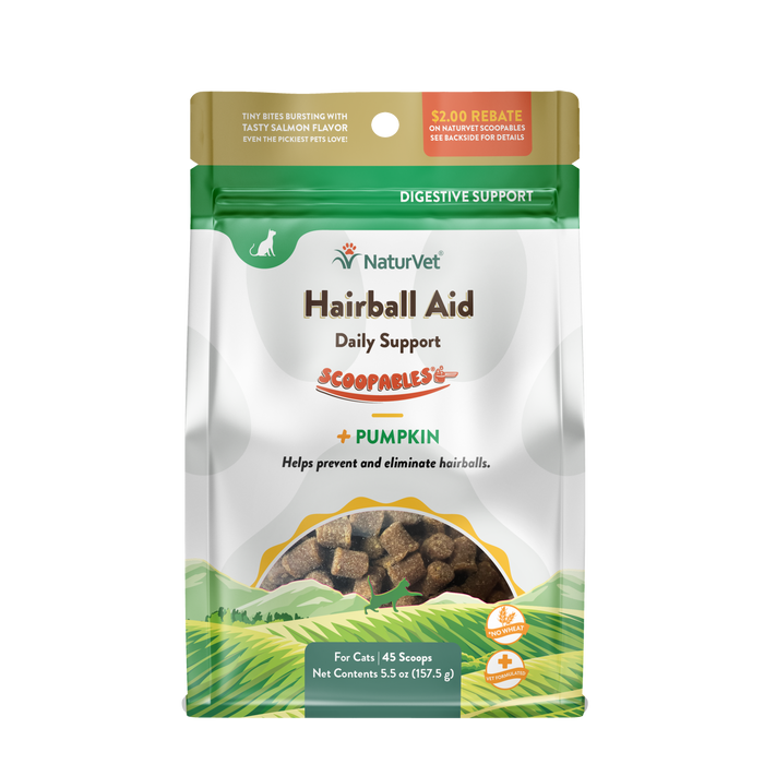 NaturVet Scoopables Hairball Aid for Cats 5.5oz