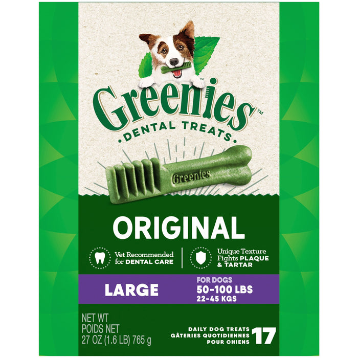 Greenies Dog Dental Treats Large Original 27oz 17ct