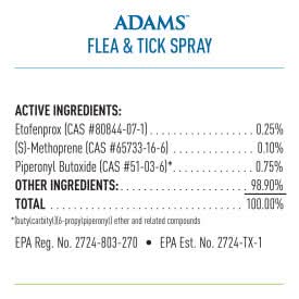 Adams Flea & Tick Spray 16 ounces