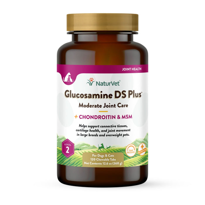 NaturVet Glucosamine-DS Plus Level 2 Time Release Tablets 120ct
