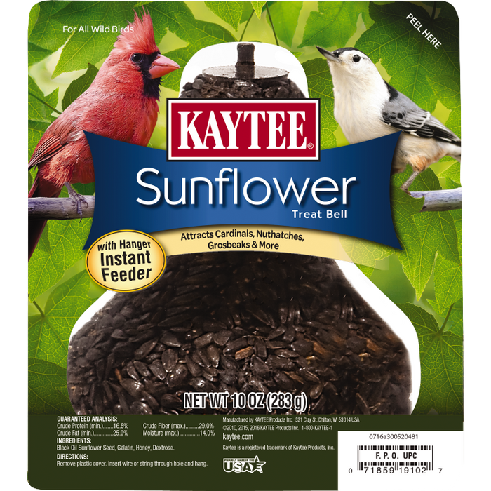 Kaytee Sunflower Treat Bell 10 oz