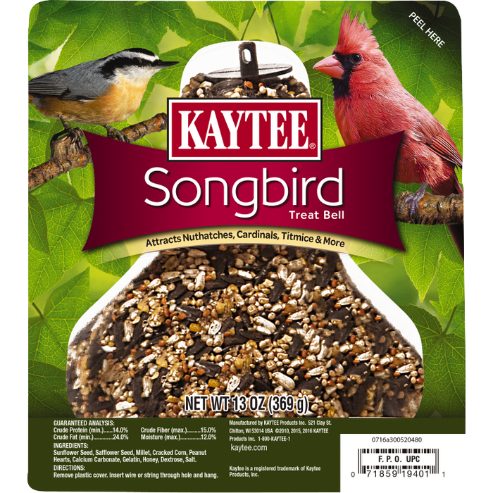 Kaytee Songbird Treat Bell 13 Ounces