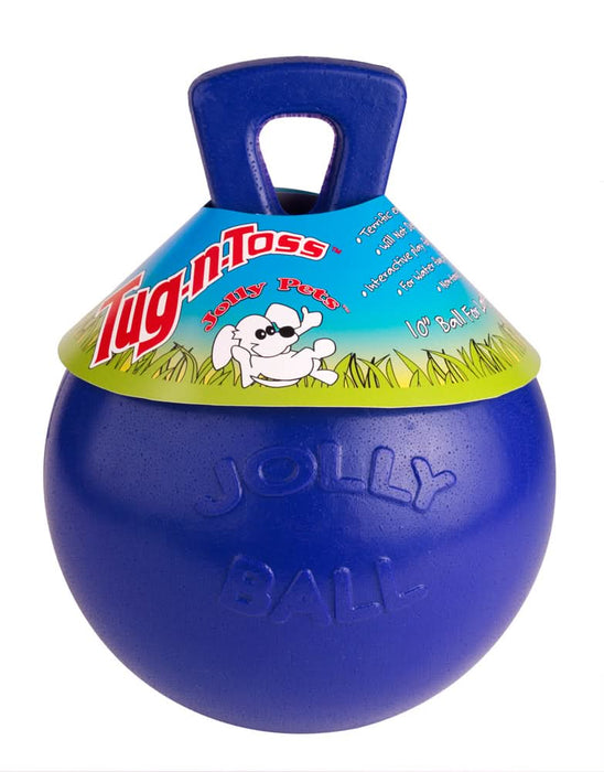 Jolly Pet Tug-n-Toss Dog Toy Blue 10in XL