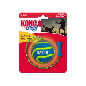 KONG Bunji High-Viz Ball Dog Toy Assorted MD - Image 2