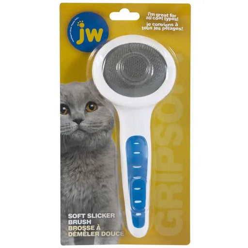 JW Pet Gripsoft Slicker Brush for Cats - 618940650270