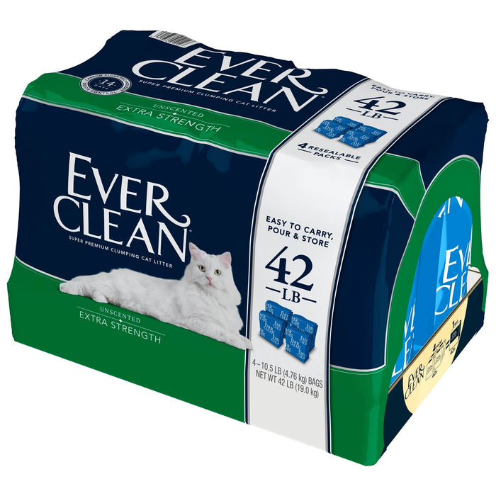 Ever Clean Extra Strength Unscented Cat Litter 42 lb