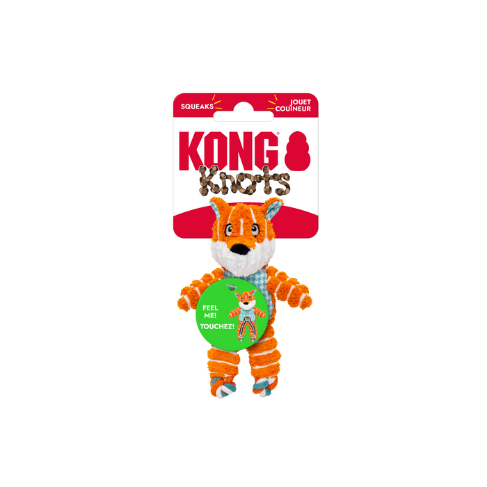 KONG Floppy Knots Fox Dog Toy Multi-Color XS - Image 2