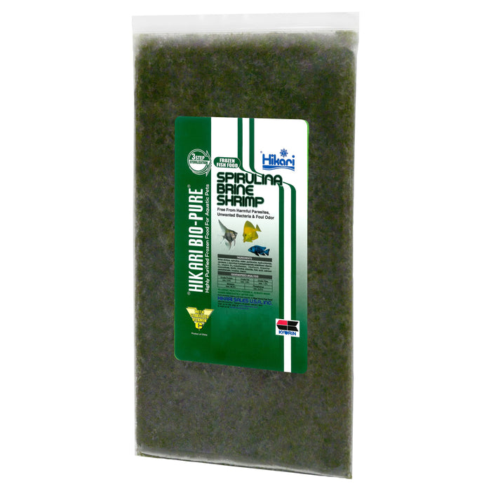 Hikari USA Bio-Pure Spirulina Brine Shrimp Frozen Fish Food 16 oz - Image 2