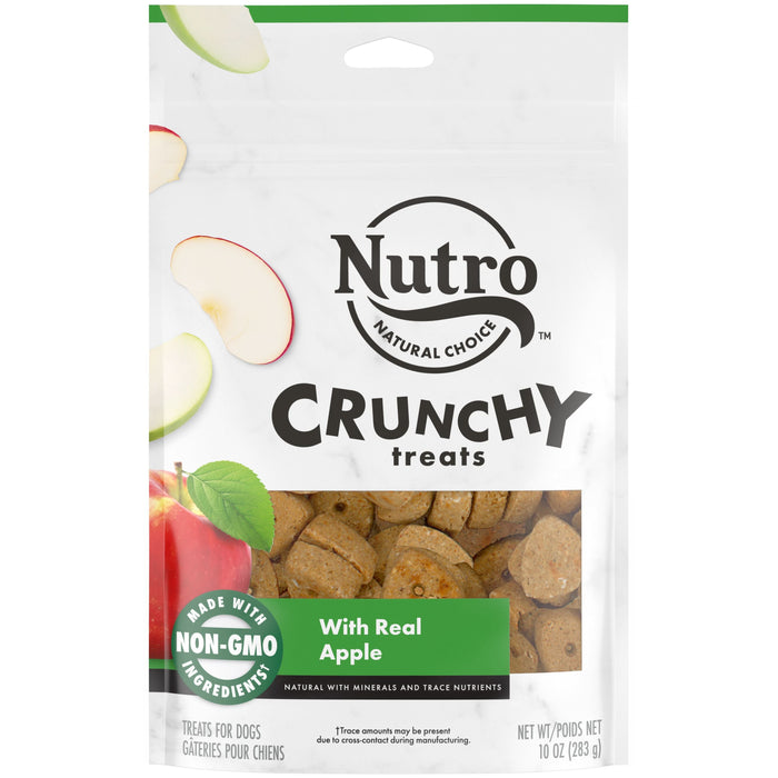 Nutro Products Crunchy Dog Treats Apple 10 oz