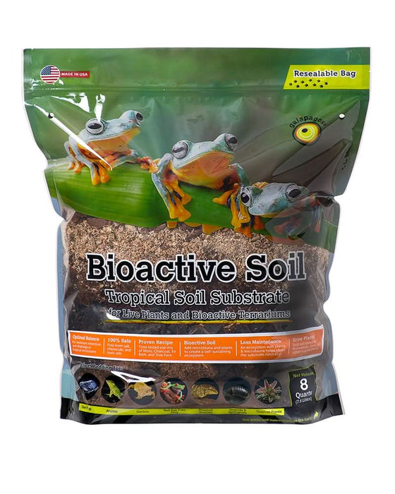 Galapagos Bioactive Tropical Soil Substrate Stand-Up Pouch 8 quart