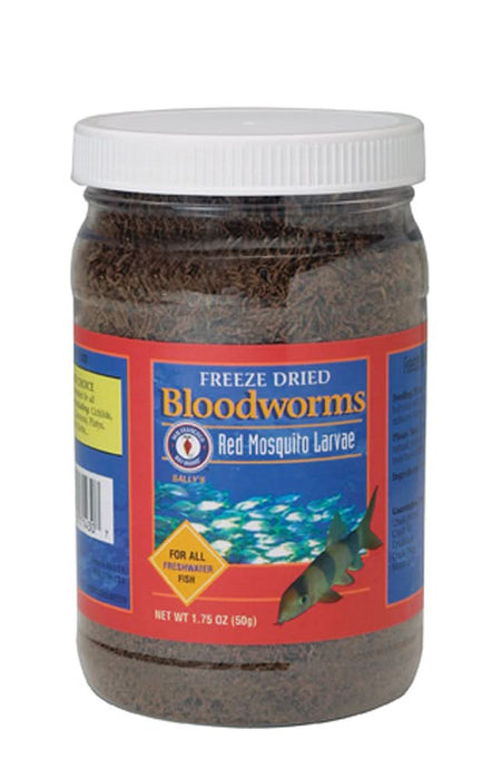 San Francisco Bay Brand Bloodworms Freeze Dried Fish Food 1.75 oz
