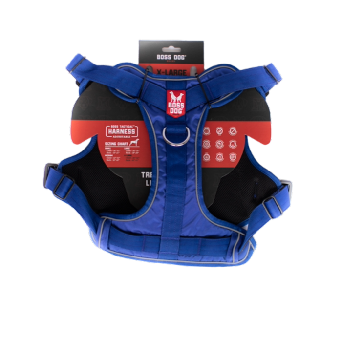 Boss Dog Tactical Dog Harness Blue XL