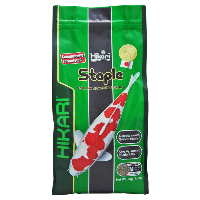 Hikari USA Staple Growth Formula Pellet Fish Food for Koi and Other Pond Fishes 4.4lb MD - Image 2