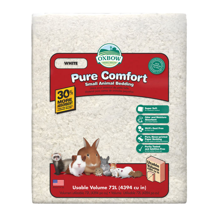 Oxbow Animal Health Pure Comfort Small Animal Bedding White 72L