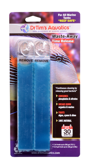 Dr. Tim's Aquatics Waste-Away Marine Time Release Gel Water Clarifier 2pk LG