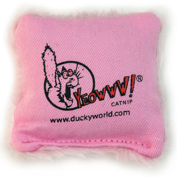 Yeowww! Pillow Catnip Cat Toy Pink One Size