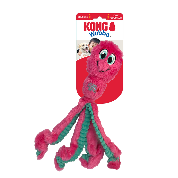 KONG Wubba Octopus Dog Toy Assorted LG - Image 2