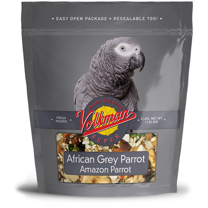 Volkman Seed Company Avian Science Super African Grey Parrot Bird Treat 4 lb