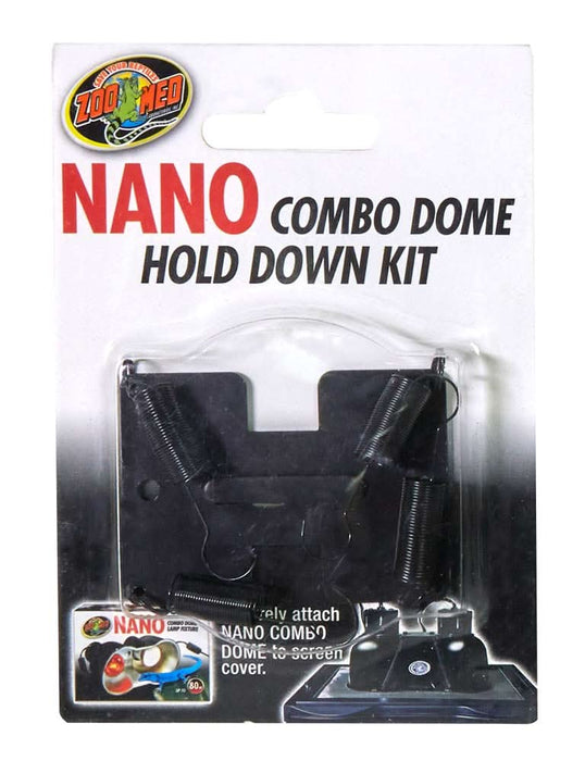 Zoo Med Hold Down Kit for LF-36 Nano Combo Dome Lamp Fixture Black