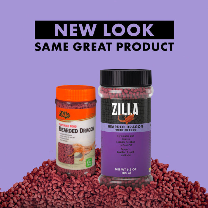 Zilla Bearded Dragon Extruded Food Pellets 6.5 Ounces