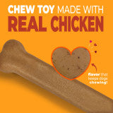 Nylabone Strong Chew Original Bone Dog Chew Toy Made with Real Chicken Large (1 Count)