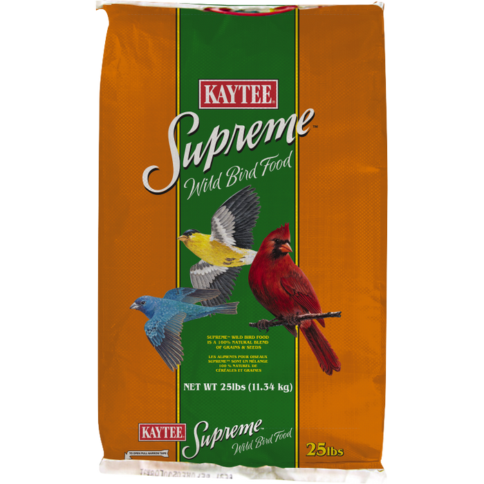 Kaytee Supreme Wild Bird Food 25 Pounds